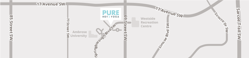 Pure Hot Yoga map